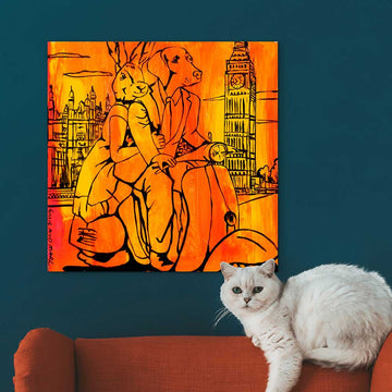 They Would Enjoy Every Day as if It Was Their Last (Original Painting)