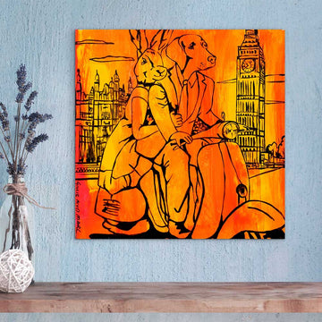 They Would Enjoy Every Day as if It Was Their Last (Original Painting)