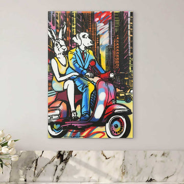 They Had A Big Night Ahead (Original Painting)