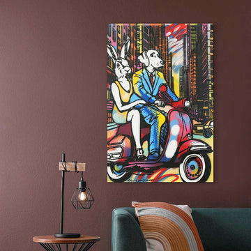 They Had A Big Night Ahead (Original Painting)