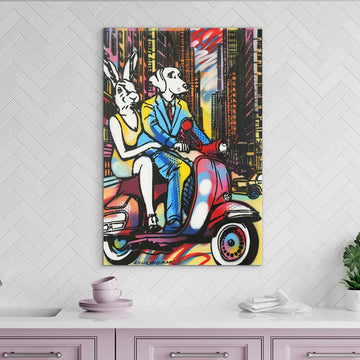 They Had A Big Night Ahead (Original Painting)