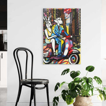 They Had A Big Night Ahead (Original Painting)