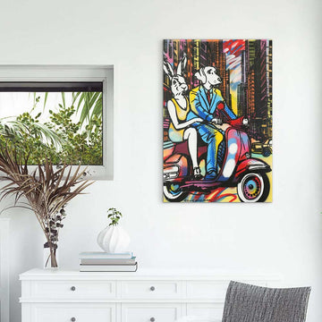 They Had A Big Night Ahead (Original Painting)