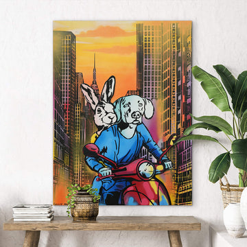 They Were on a Mission of Love (Original Painting)