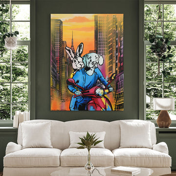 They Were on a Mission of Love (Original Painting)