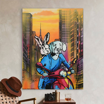 They Were on a Mission of Love (Original Painting)