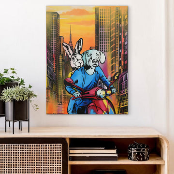 They Were on a Mission of Love (Original Painting)