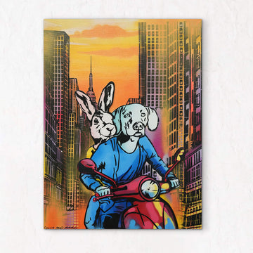 They Were on a Mission of Love (Original Painting)