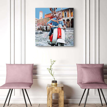 They were on a new adventure to everywhere (Original Painting)