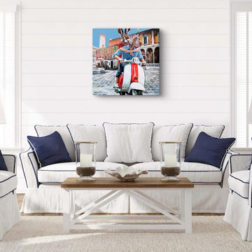 They were on a new adventure to everywhere (Original Painting)