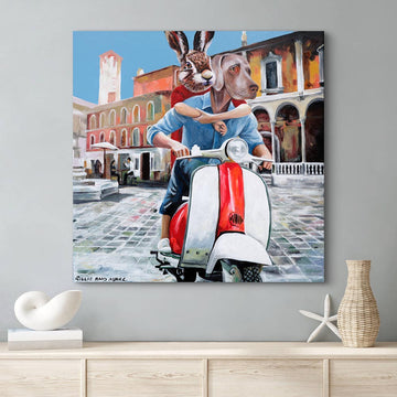 They were on a new adventure to everywhere (Original Painting)