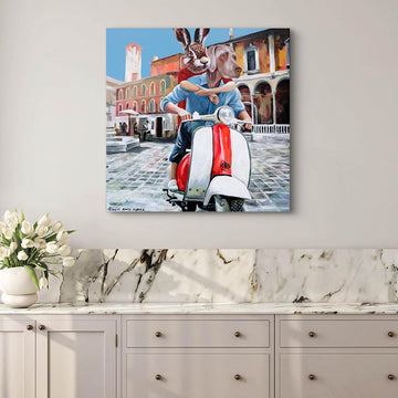 They were on a new adventure to everywhere (Original Painting)