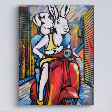 They Were Riders on a Mission (Original Painting)