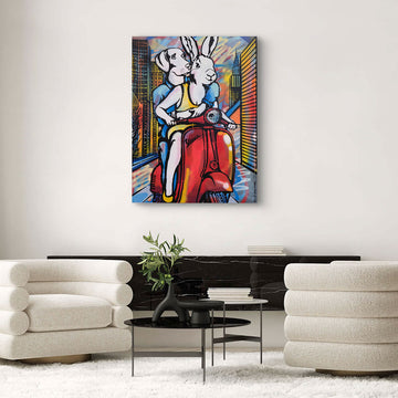 They Were Riders on a Mission (Original Painting)