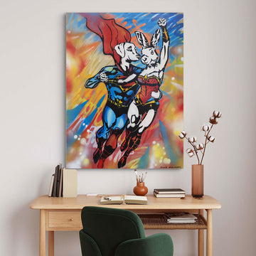 They Were Super (Original Painting)