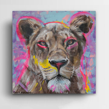 Through Her Eyes She Could See Love (Original Painting)