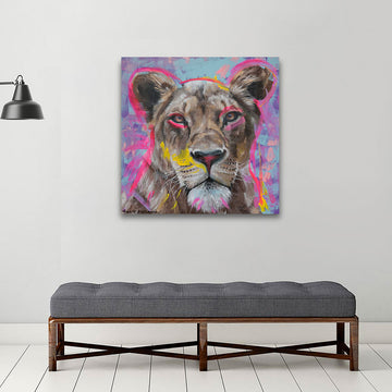 Through Her Eyes She Could See Love (Original Painting)