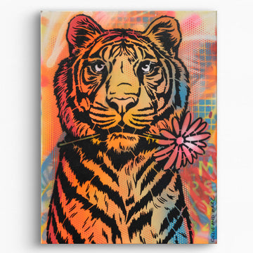 Tiger Flower (Original Painting)