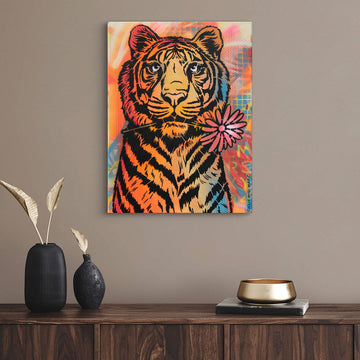 Tiger Flower (Original Painting)