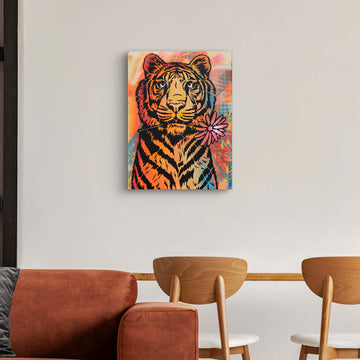 Tiger Flower (Original Painting)