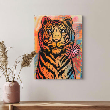 Tiger Flower (Original Painting)