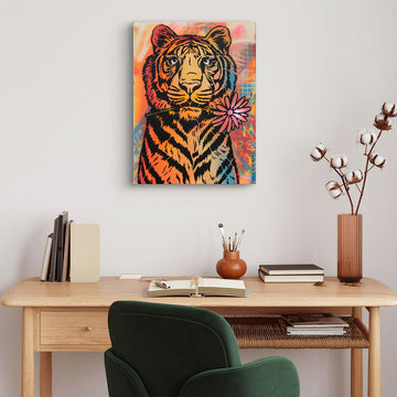 Tiger Flower (Original Painting)
