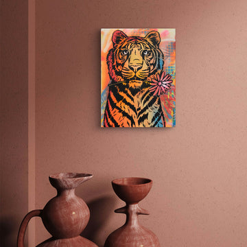 Tiger Flower (Original Painting)