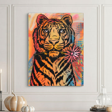 Tiger Flower (Original Painting)