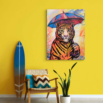 Tiger Rain (Original Painting)