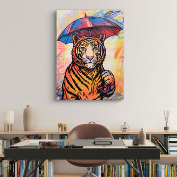 Tiger Rain (Original Painting)