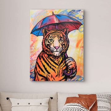 Tiger Rain (Original Painting)