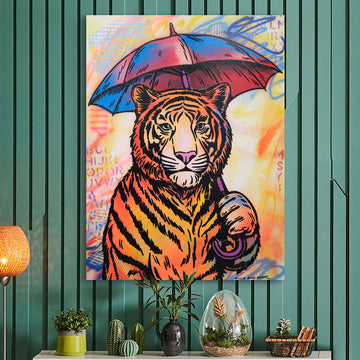 Tiger Rain (Original Painting)