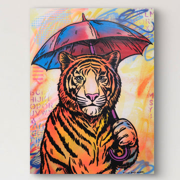 Tiger Rain (Original Painting)