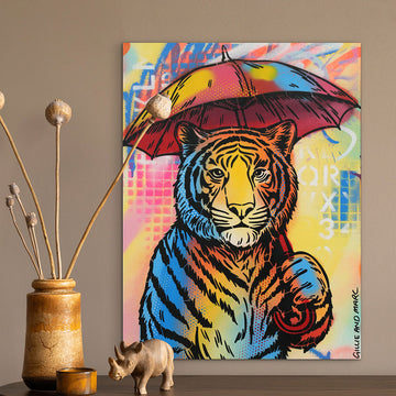 Tiger Rain (Original Painting)