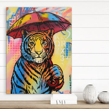 Tiger Rain (Original Painting)