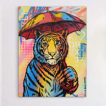 Tiger Rain (Original Painting)