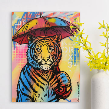 Tiger Rain (Original Painting)
