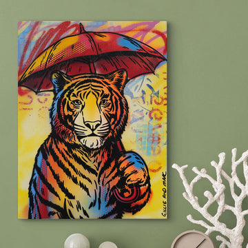 Tiger Was Doing the Right Thing (Original Painting)