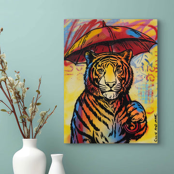 Tiger Was Doing the Right Thing (Original Painting)