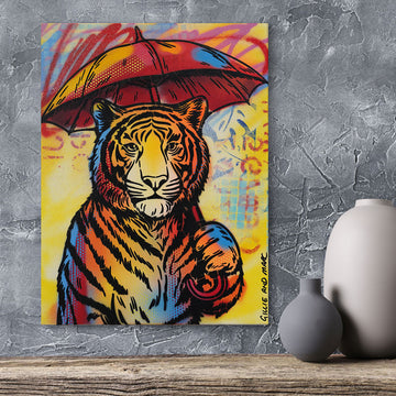 Tiger Was Doing the Right Thing (Original Painting)