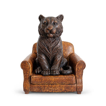 Tiger Accepted Our Welcome (Bronze Sculpture, Small)