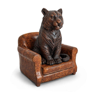 Tiger Accepted Our Welcome (Bronze Sculpture, Small)