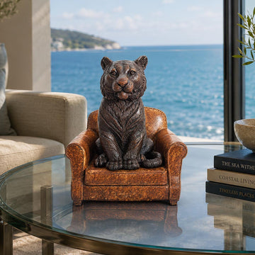 Tiger Accepted Our Welcome (Bronze Sculpture, Small)