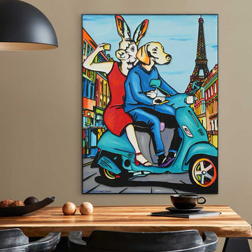 To Paris and Beyond (Original Painting)
