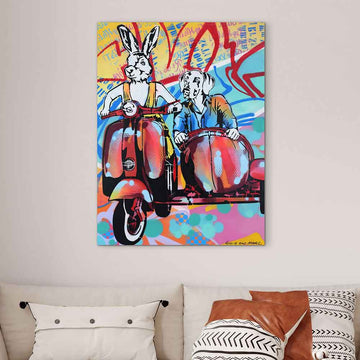 Together Against Everything (Original Painting)