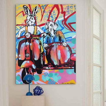 Together Against Everything (Original Painting)