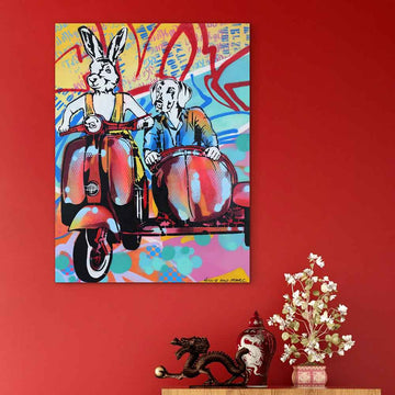 Together Against Everything (Original Painting)