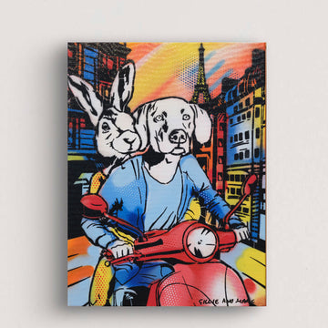 True Love in Paris (Original Painting)