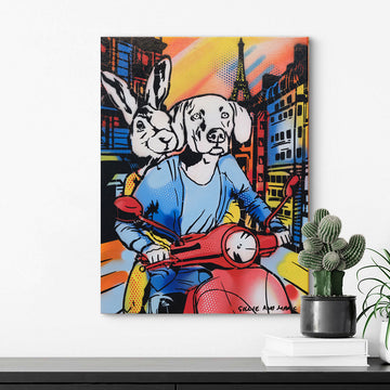 True Love in Paris (Original Painting)