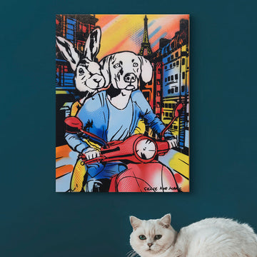 True Love in Paris (Original Painting)